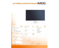 Nec MultiSync EX241UN biały - 366182 - zdjęcie 2